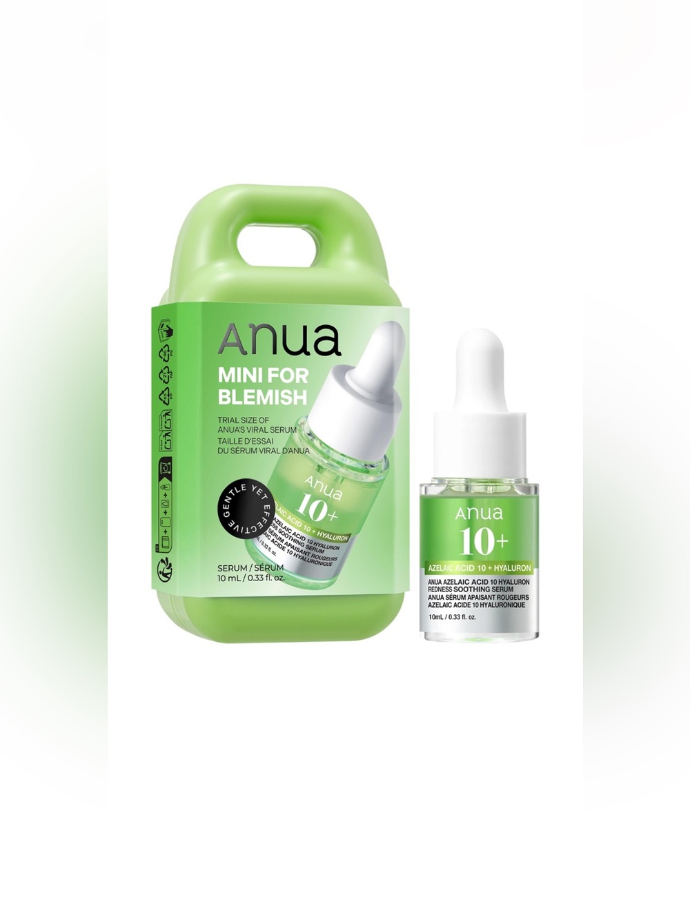 🌸ANUA Azelaic Acid 10 Hyaluron Redness Soothing Serum Mini 10
mL